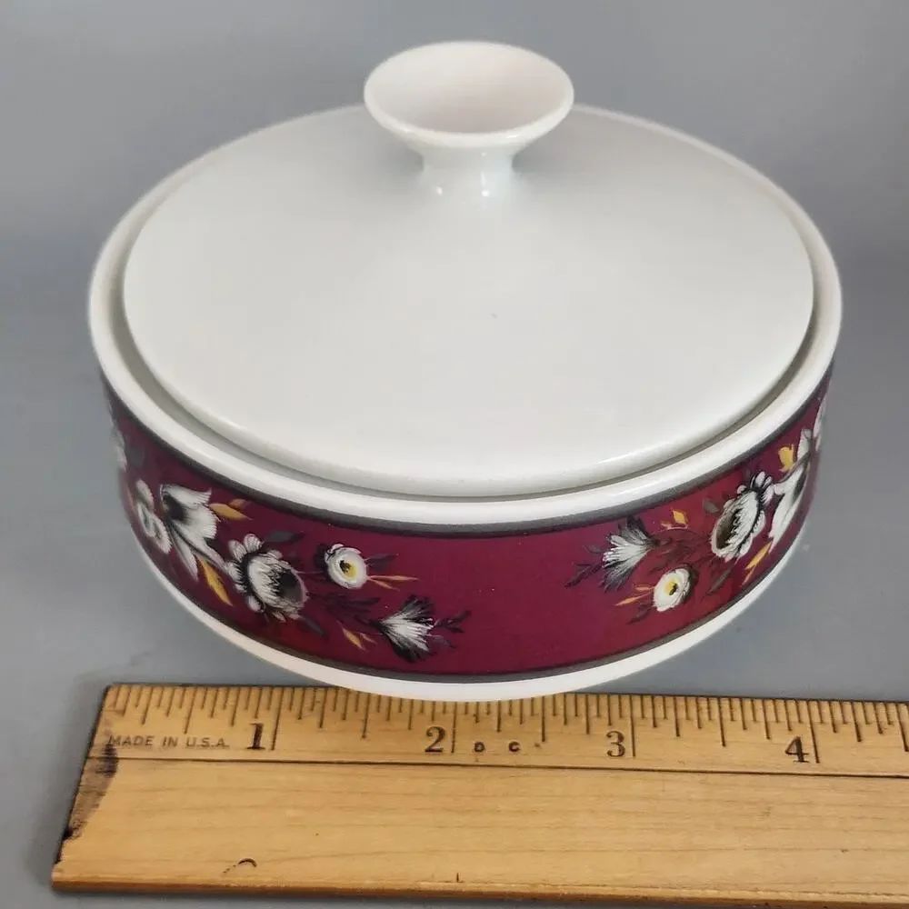 Winterling Tea Coffee Dessert Set 20 Pieces Red Floral Number 35